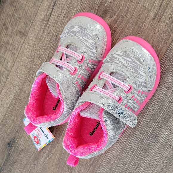 Garanimals Other - Garanimals Pink and Silver Toddler Running Shoe in size 6